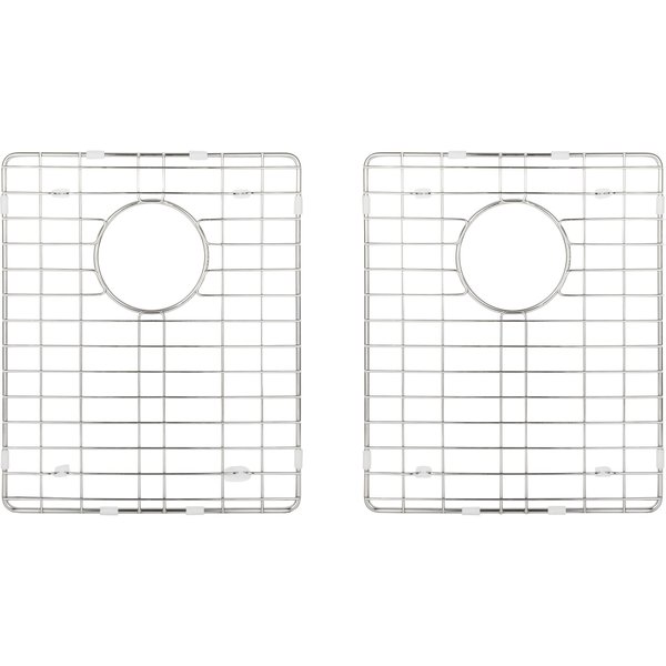 Hardware Resources Stainless Steel Bottom Grids for Handmade 50/50 Double Bowl Sink (HMS250) HMS250-GRID